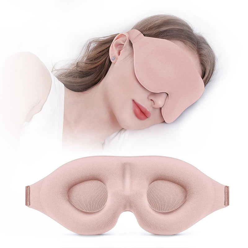 Eye Mask Blindfold for Unisex Soft Tiredness Relief Eye Cover Natural Sleeping Blind Eye Patch Skin Care Tool