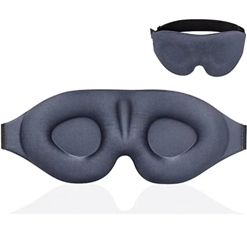 Eye Mask Blindfold for Unisex Soft Tiredness Relief Eye Cover Natural Sleeping Blind Eye Patch Skin Care Tool