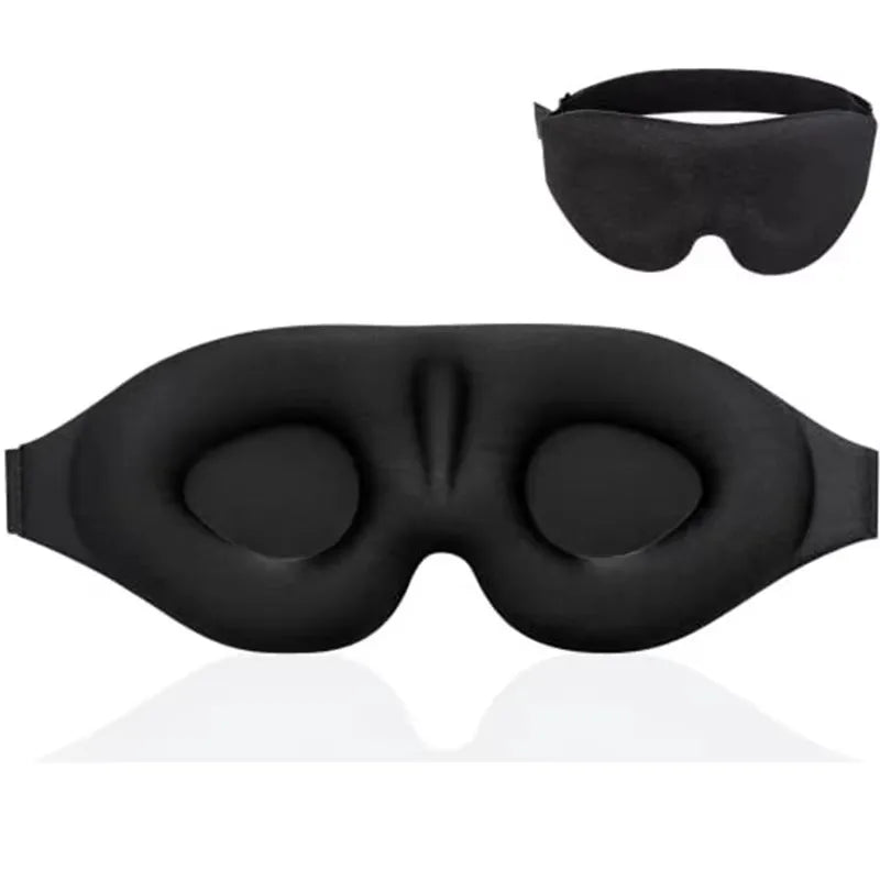 Eye Mask Blindfold for Unisex Soft Tiredness Relief Eye Cover Natural Sleeping Blind Eye Patch Skin Care Tool