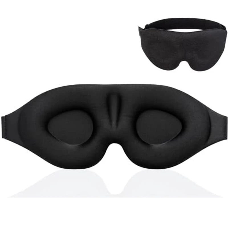 Eye Mask Blindfold for Unisex Soft Tiredness Relief Eye Cover Natural Sleeping Blind Eye Patch Skin Care Tool